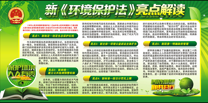 新環(huán)境保護法亮點(diǎn)解讀